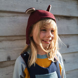 Kids Bear Hat with Straps