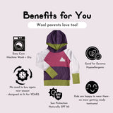 Kids Free Range Merino Hoodie