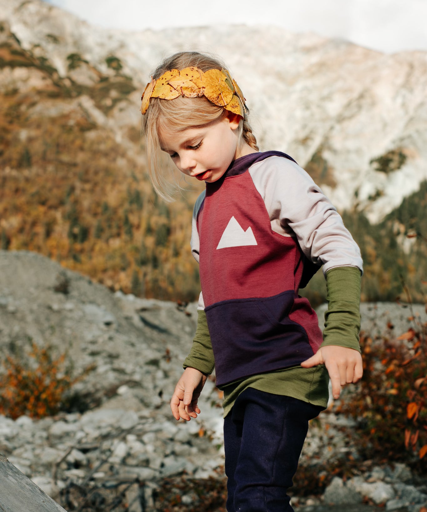 Kids Hoodie - Wildhaven Wools