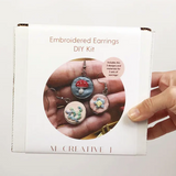 Embroidered Earring Kits - Wildhaven Wools