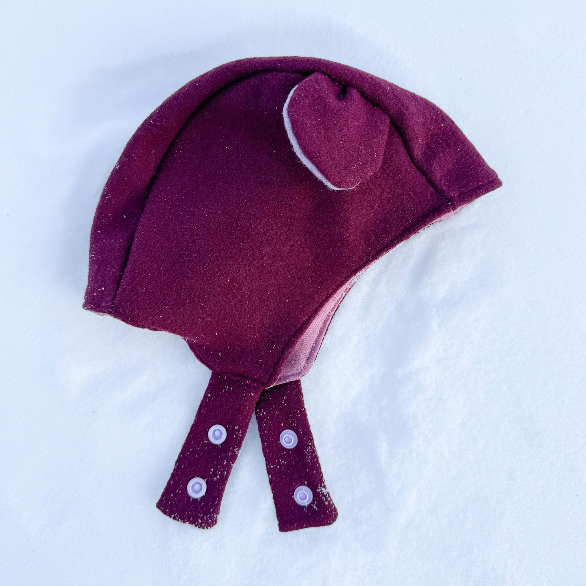 Kids Bear Hat with Straps