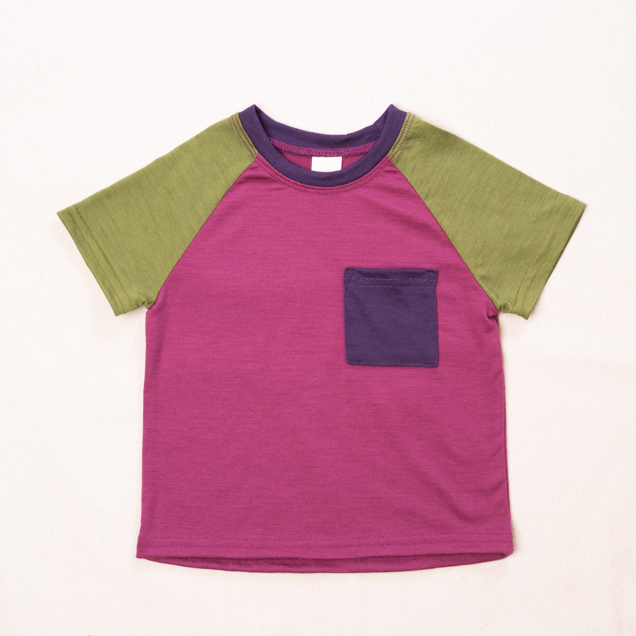 Kids Merino Wool Pocket Tee