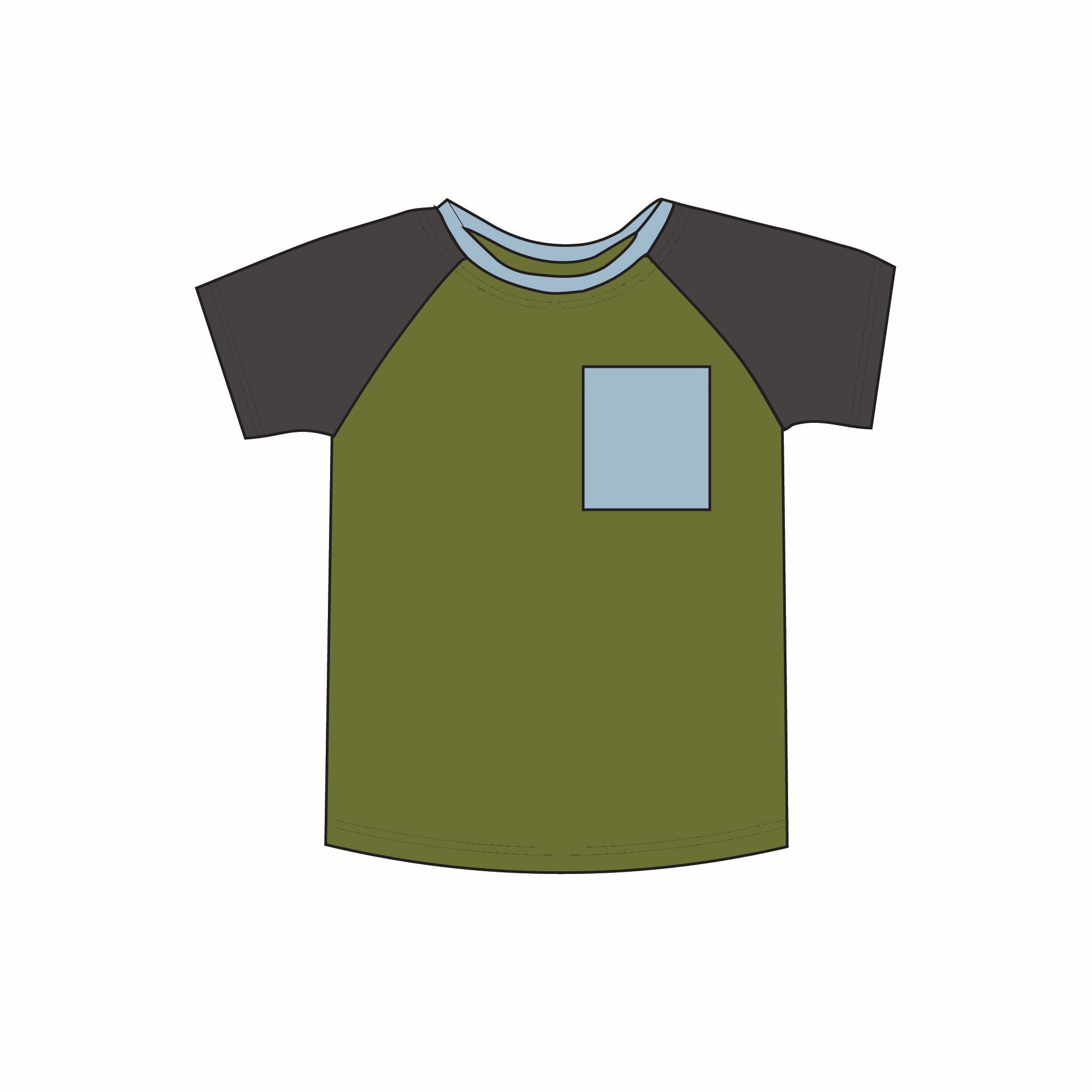 Kids Merino Pocket Tee