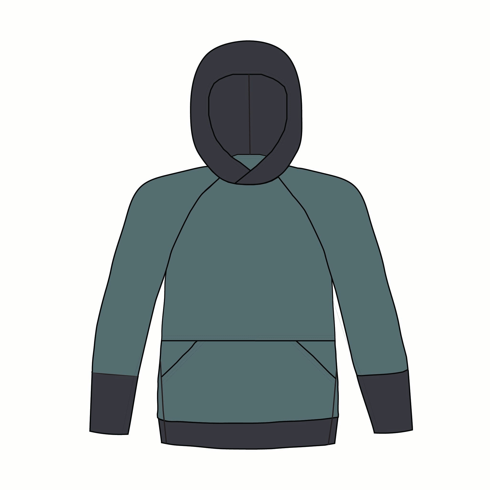 Adult Merino Wool Hoodie – Wildhaven Wools