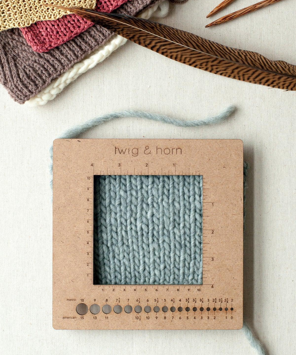 Square Gauge Ruler-Wildhaven Wools