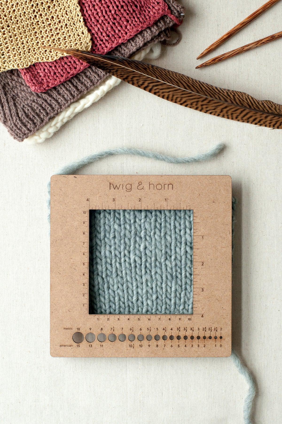 Square Gauge Ruler-Wildhaven Wools