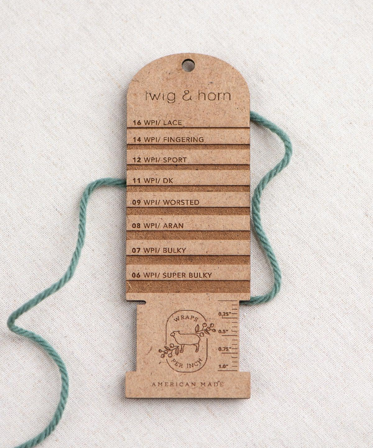 Wraps per Inch Tool-Wildhaven Wools