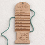 Wraps per Inch Tool-Wildhaven Wools